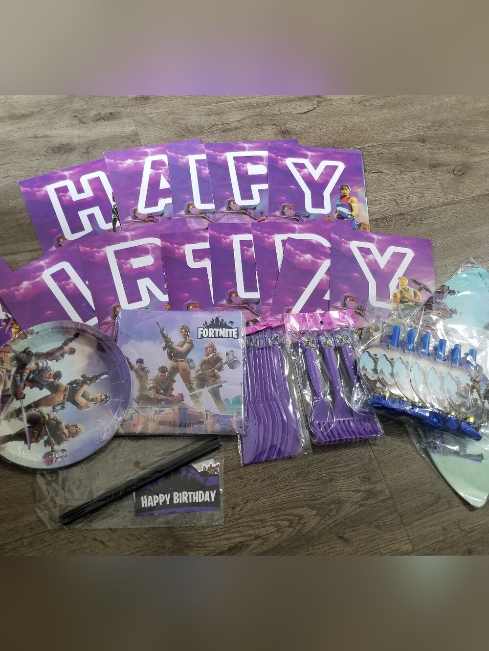 Fortnite Happy Birthday Supplies
